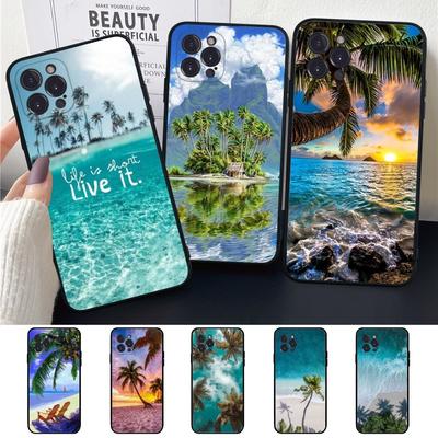 Capa de telefone praia mar para iPhone Samsung Galaxy Redmi Xiaomi Oppo OnePlus Note SA 7 8 9 10 11 12 13 14 20 21 22 23 53 54 Pro Max Plus Ultra TPU macio