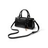 Charles & Keith Kerry Series Minimalist Shoulder Bag With Pendant PU Handbag Small Women handbags Black Light-Pink Cream CK2-30271481