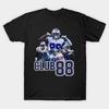 Men Black Print T-shirt Cowboys Club 88 Dallas - Fast Sketch #36 No-Cut Transfer Paper Print Cotton Tshirt