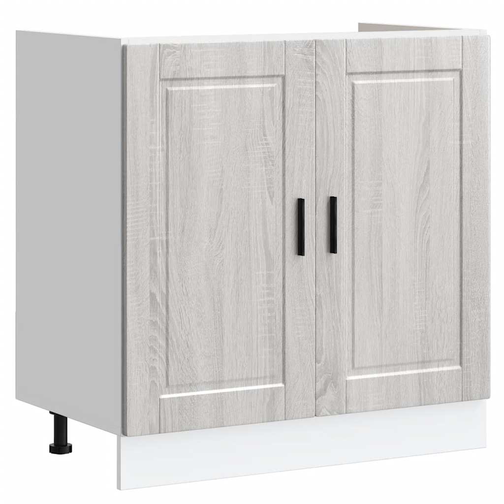 Vidaxl Sink Cabinet, Porto, Sonoma Grey Oak, 80X46X81.5 Cm