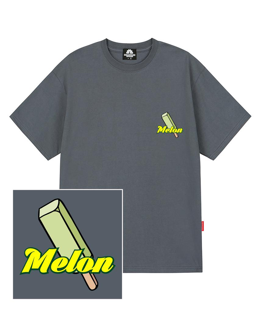TRIPSHION Melon Bar T-Shirt - Gray