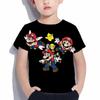 Maglietta Fashion Mario 2025 Abbigliamento per Bambini Top Maglietta per Ragazzi Maglietta Gioco Stampa 3D Maglietta Animazione Divertente Manica Corta Abbigliamento per Neonate