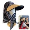 Fashion Empty Top Summer Beach Hat Anti-UV Breathable Headscarf Sunscreen Hat Korean Portable Visor Women Girls