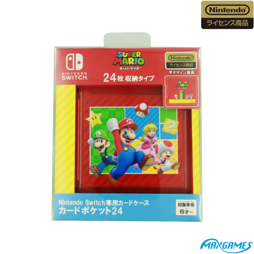 

[Лицензированный продукт Nintendo] Чехол для карты Nintendo Switch Card Pocket 24 Super Mario Enjoy ver.