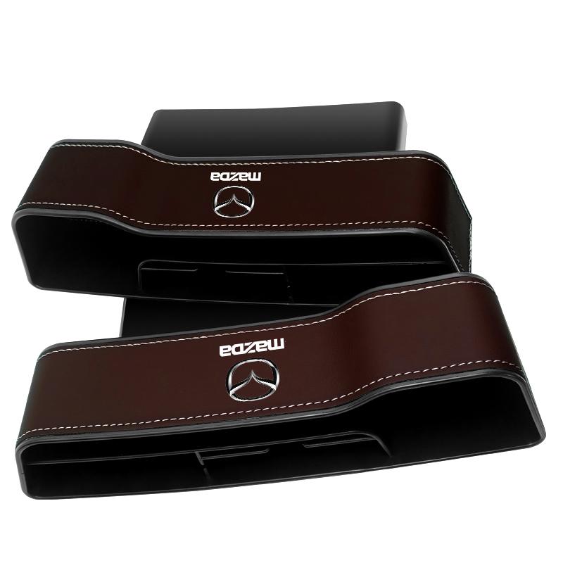 2Pcs Car Seat Organizer Seat Crevice Storage Box Multifunction Goods For Mazda 3 6 CX5 2 CX3 CX9 MX5 RX8 Axela Demio MS CX5 2 Axela Demio Atenza GJI