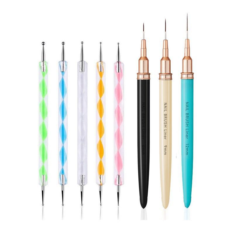 Double-Headed Nail Art Dotting Pen Tool