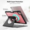 Tablet Case for iPad Air 11 (2025)/(2024)/Air (2022)/(2020)/Pro 11 (2022)/(2021)/(2020) Detachable PU Leather Flip Cover