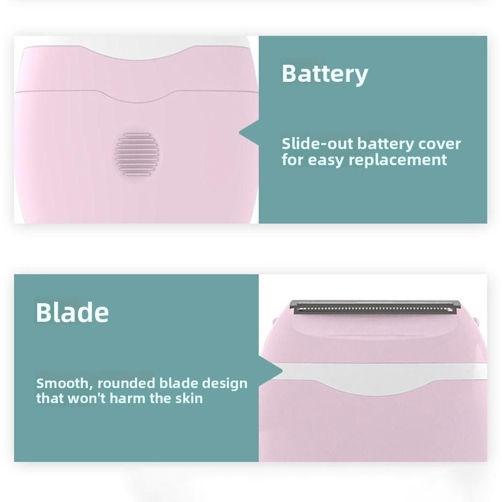 Safety Hair Removal Machine Waterproof Pubic Hair Trimmer Electric Shaver  Home Use