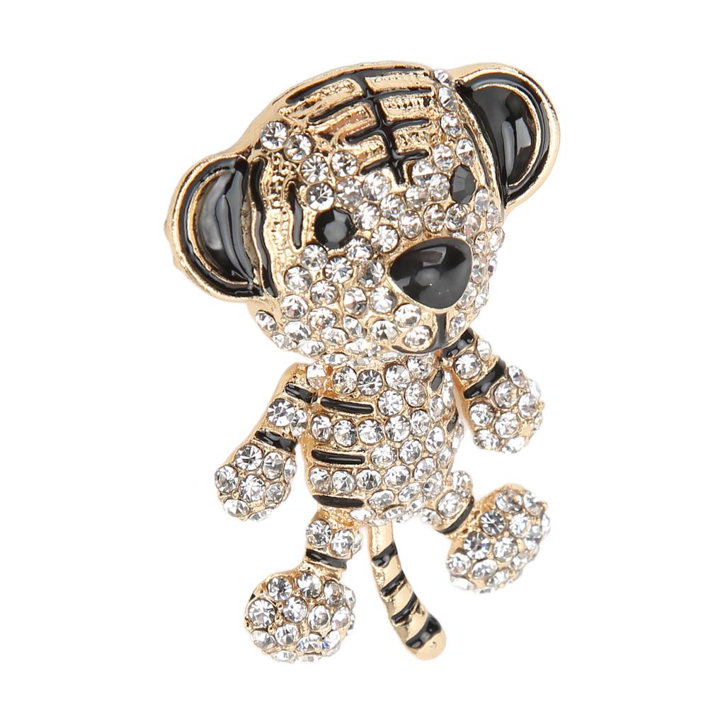Rhinestone Brooch Cute Shape Fashionable Exquisite Brooch Pin for Women Clothes Decoration Gift