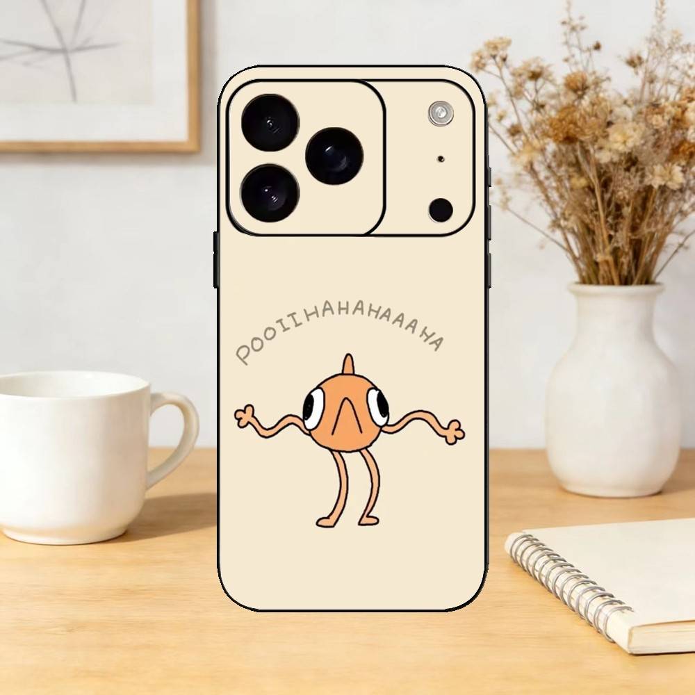 

Steve Le Poisson Phone Case Silicone black Soft For IPhone 17,16,15,14,13,12,11,SE,Plus Pro Max iPhone15promax