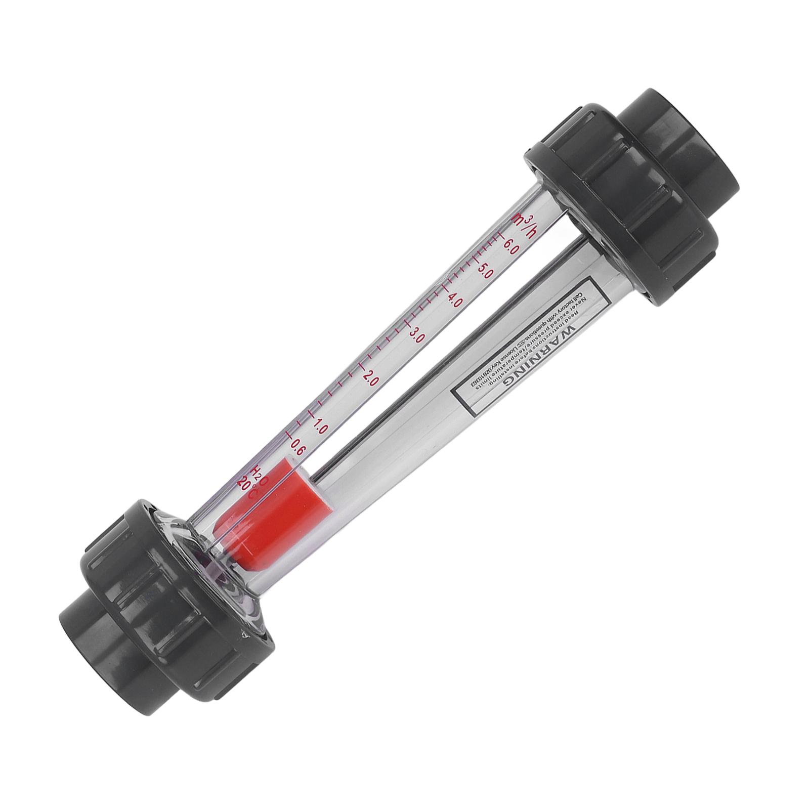 

Liquid Flow Meter High Accuracy ABS Plastic Tube Design 0.6‑6m³ h Water Flowmeter