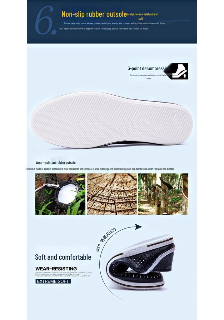 Genuine Leather Breathable Loafers for Men - Summer Slip-on Driving Shoes