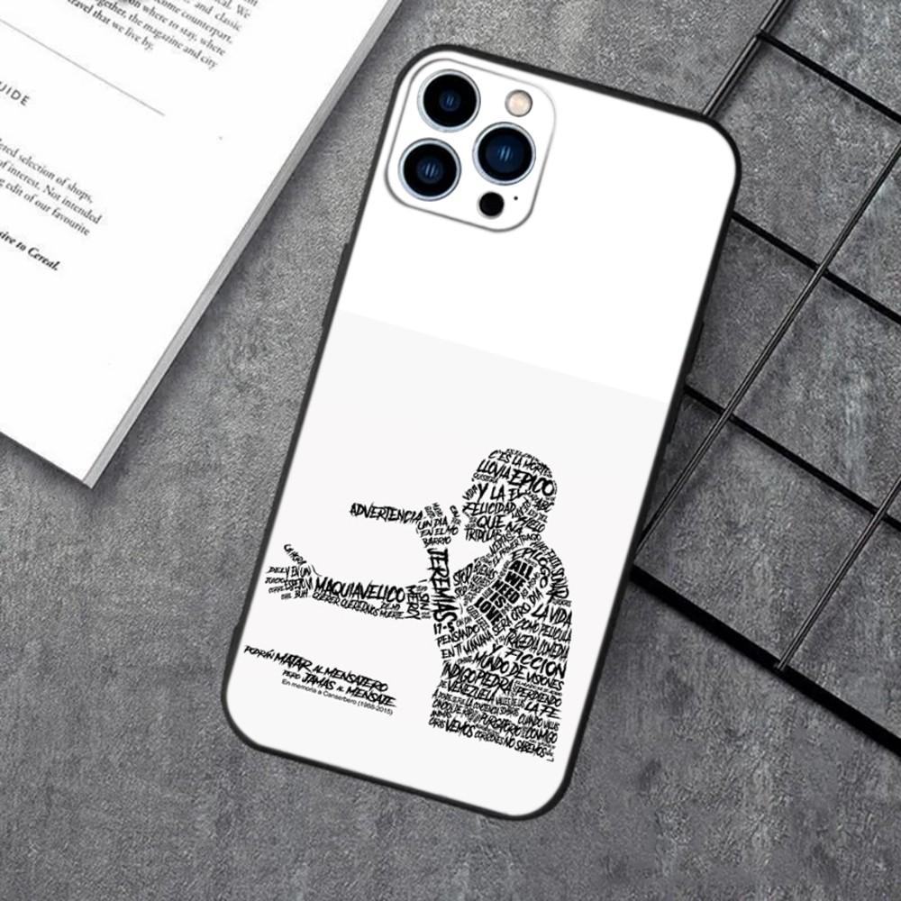 Residente Canserbero Coque  Phone Case For Apple iPhone 15,14,13,12,11,XS,XR,X,8,7,Pro,Max,Plus,mini Silicone Black Cover
