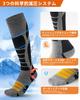 Vihir Ski Outdoor Set mit abgestufter Kompression Dick Geeignet für und Snowboard-Socken, Unisex, Herbst/Winter Socken, 2, Design, Wärme, Atmungsaktiv,