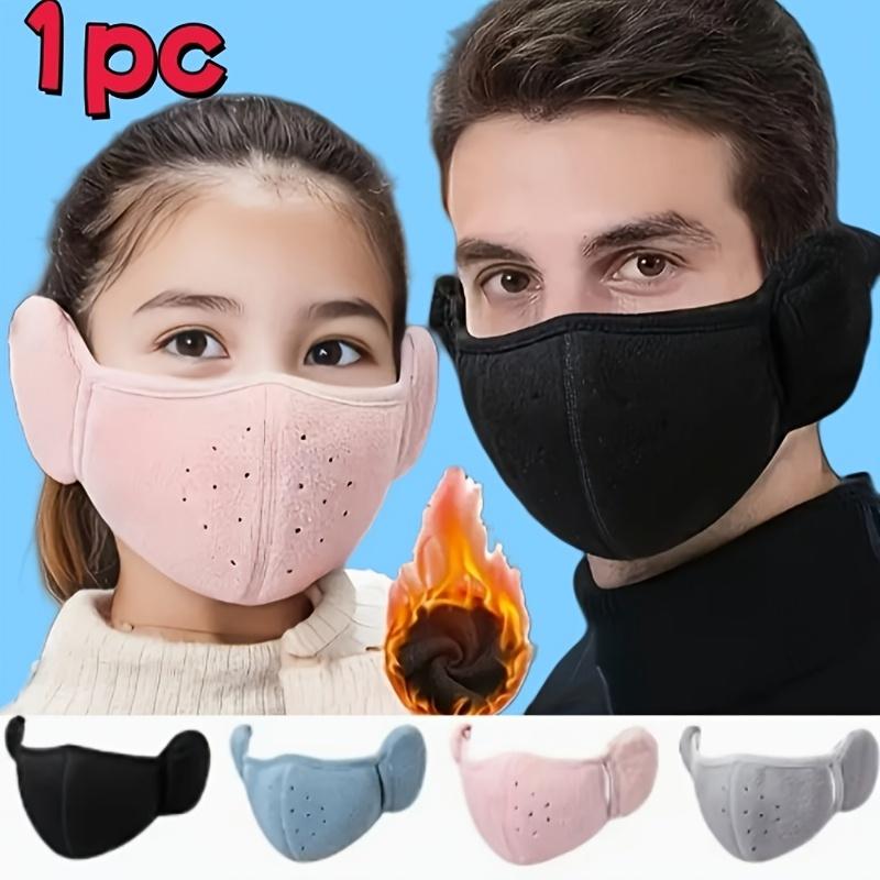 Winter Elektrisches Fahrrad Ohrenschützer Winddichte Gesichtsmaske Herren Verdicktes Winter Anti-Frost Stirnband Nackenschal Atmungsaktive Warme Maske
