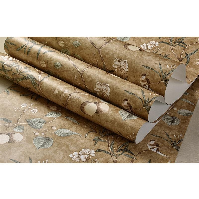 

Обои в деревенском стиле. Ретро-ностальгия. Гостиная, спальня, цветы и птицы. Обои для рабочего стола. коричневый