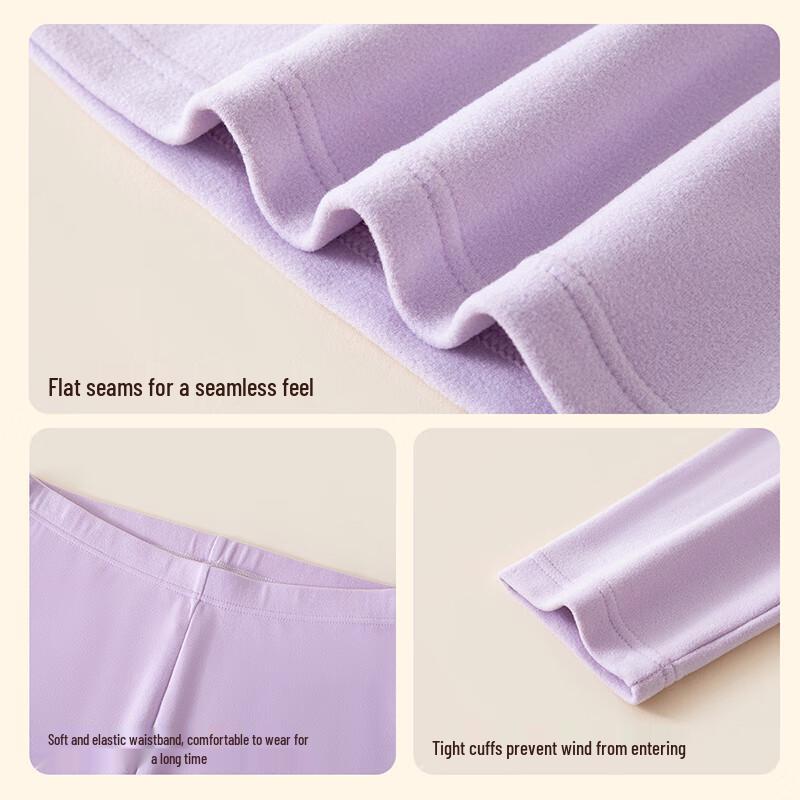 Fenteng Couple's Soft Fleece Thermal Base Layer Set