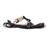 Universal 12V Carbon Fiber Car Seat Heating Heater Pads Winter Warmer Seat Covers Kit With 6 Level Round
