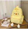 School bag high value sweet cute ins cartoon chicken school bag casual commuting versatile