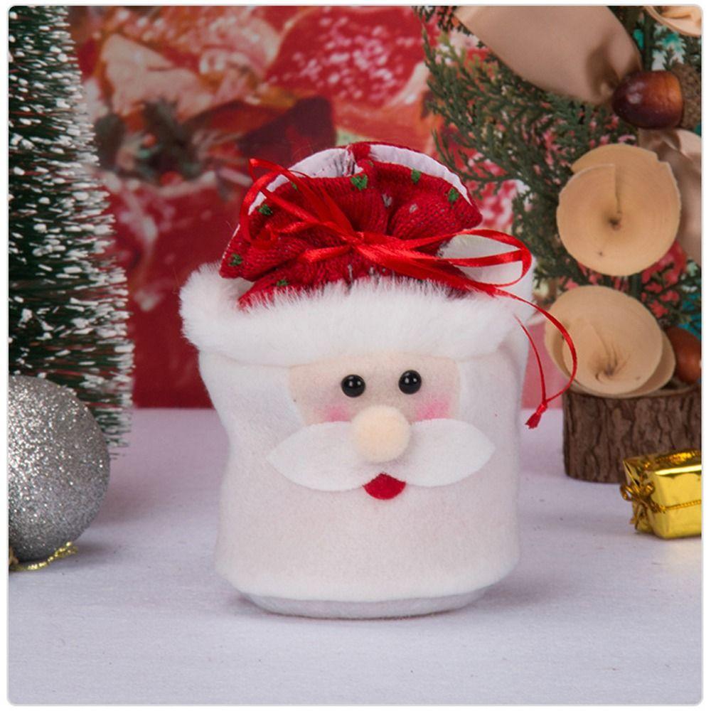 Kids Storage Bag Goodie Bags Wrapping Pouch Christmas Gift Bag Xmas Drawstring Bags Candy Bags