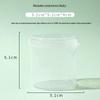 Compact Makeup Powder Puff Storage: Round & Square Plastic Boxes