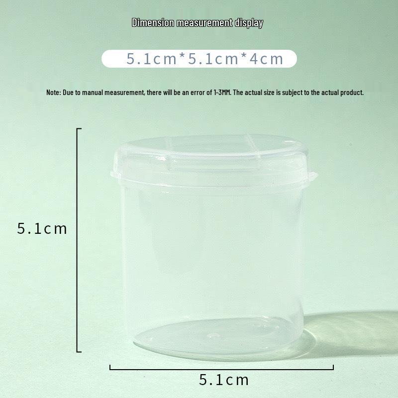 Compact Makeup Powder Puff Storage: Round & Square Plastic Boxes