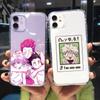 Animation Soft Fashion Lovely Phone For Iphone Pro Max 14 13 6 XS Mini 7 X 12 11 Plus 8 XR 6s TPU Straight Case Cover