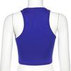Ribbed Solid Tank Tops Women Skinny O-Neck Sleeveless Body-Shaping Undefined All-Matching Vest Female Streetwear Clothing