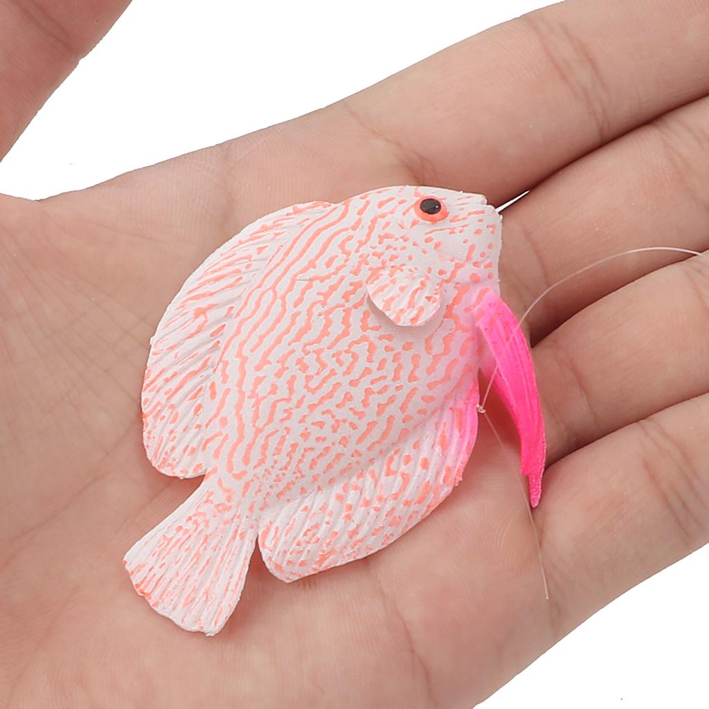 Aquarium Fish  Luminous Silicone Artificial Fake Fish Landscape Ornament Decoration Accessory Aquarium Simulation Fish