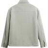 Zara Solid Color Pocket Detail Casual Long Sleeve Jacket Men jackets Dark-Green 3918500-527