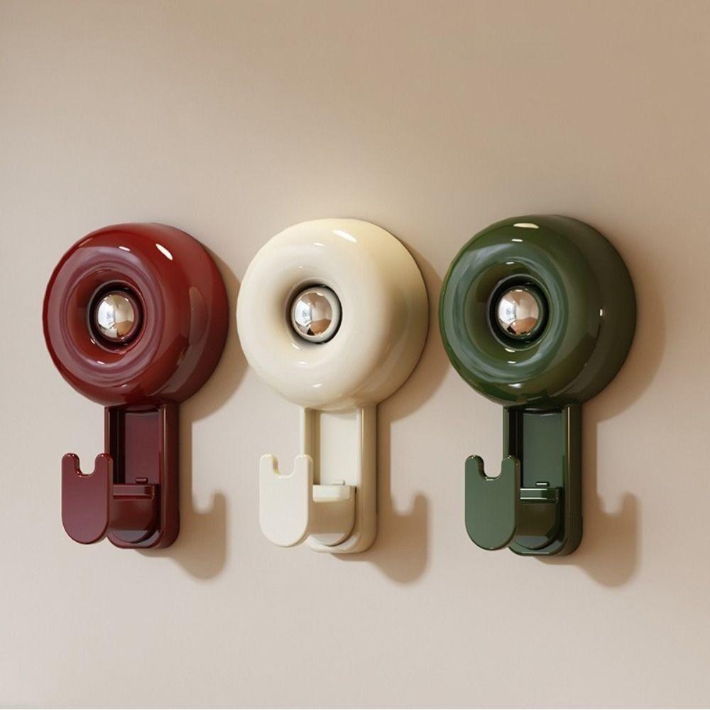 Punch-Free Storage Holder for Coat Towel Reusable No-Punch Hangers Universal Hook  Bathroom Kitchen