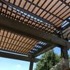 UV Resistant Outdoor Sunshade with Breathable PE Fabric on The Side Walls Suitable for Sun Shading in Terraces Gardens