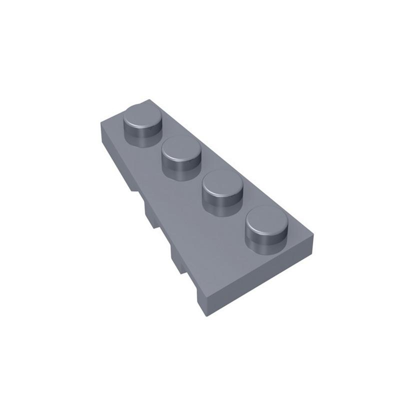 Non-Toxic 10Pcs 41770 2X4 Wedge-Shaped Block Moc Color Loose Parts Compatible With Bricks Diy Children'S Toy Assembly Gift