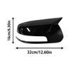 Carbon Fiber Black Stick On Mirror Cover Cap For KIA Sorento XM 2009 2010-2013 2014 Rearview Side Wing Mirror Housing Shell
