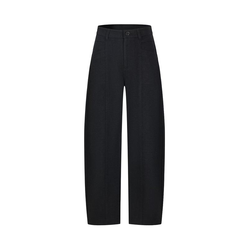 JUZI Annakou Minimalist Commuter Loose Scimitar Casual Trousers