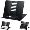 Multi-angle Metal Desk Book Reading Stand Adjustable Foldable Holder Lightweight Portable for Travel Study Student Support Rack