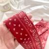 Versatile Cashew Nut Flower Versatile Printed Silk Scarf, New Neck Tie Scarf, Multi-functional Hair Tie Bag Streamer