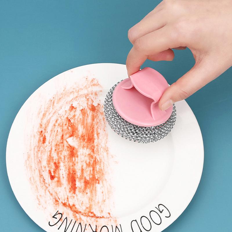 Kitchen Cleaning Ball  Not  Disassembled And  Pot Brush