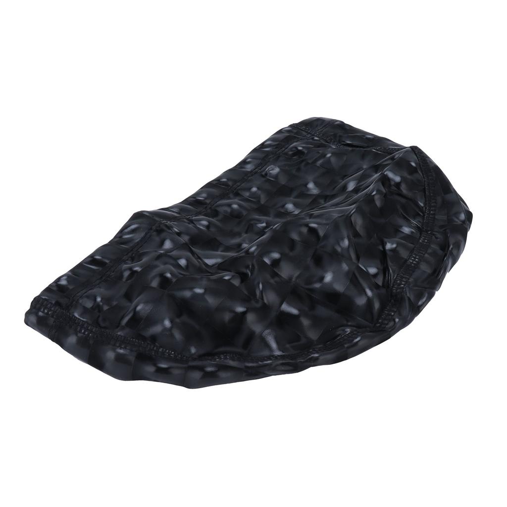 Swimming Cap Bright Color Waterproof Swimming Cap Hot Spring Swimming Cap for Men and WomenPearl Black