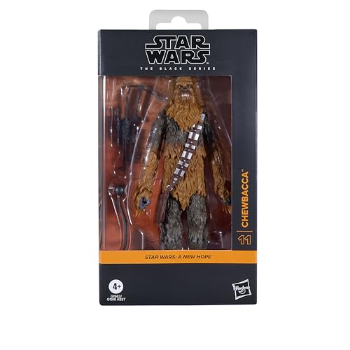 Hasbro Star Wars Black Series Chewbacca, Star Wars: A New Hope Premium Collectible 15cm Action Figure G1562, Authentic