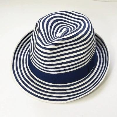 

Korean Top Hat Straw Hat Kids Sunhat Spring Summer Beach Sun Hand-knitted Hat Men sale синій