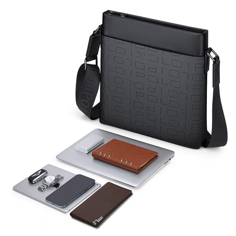 Męska torba Crossbody i na ramię King Paul o dużej pojemności - Teczka Business Casual