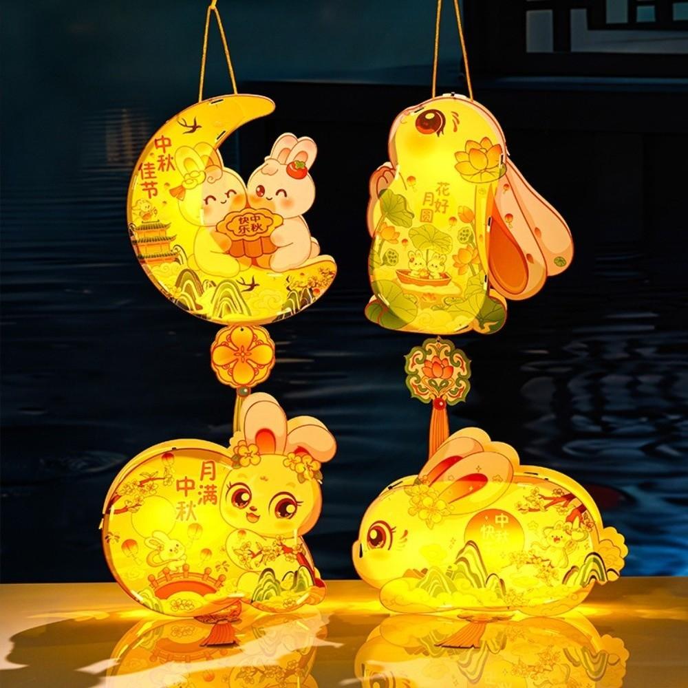 Glowing Mid-Autumn Festival Lantern Luminous Lantern DIY Material Package Party Decoration