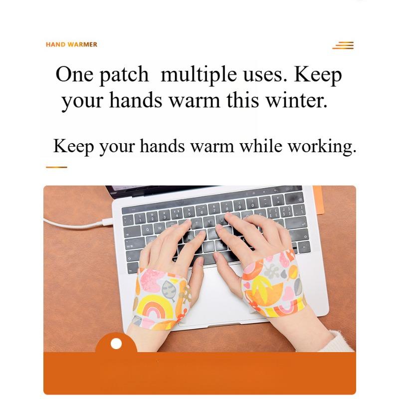 10PCS hand warmer student-specific wearable hand warmer sticker grip-free cover hand heating pad self-heating sticker hand warmer