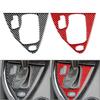 LHD Carbon Fiber Automatic Gear Shift Panel Cover Trim Decoration For BMW 6 Series E63 E64 2004-2010 M6 2006-2010