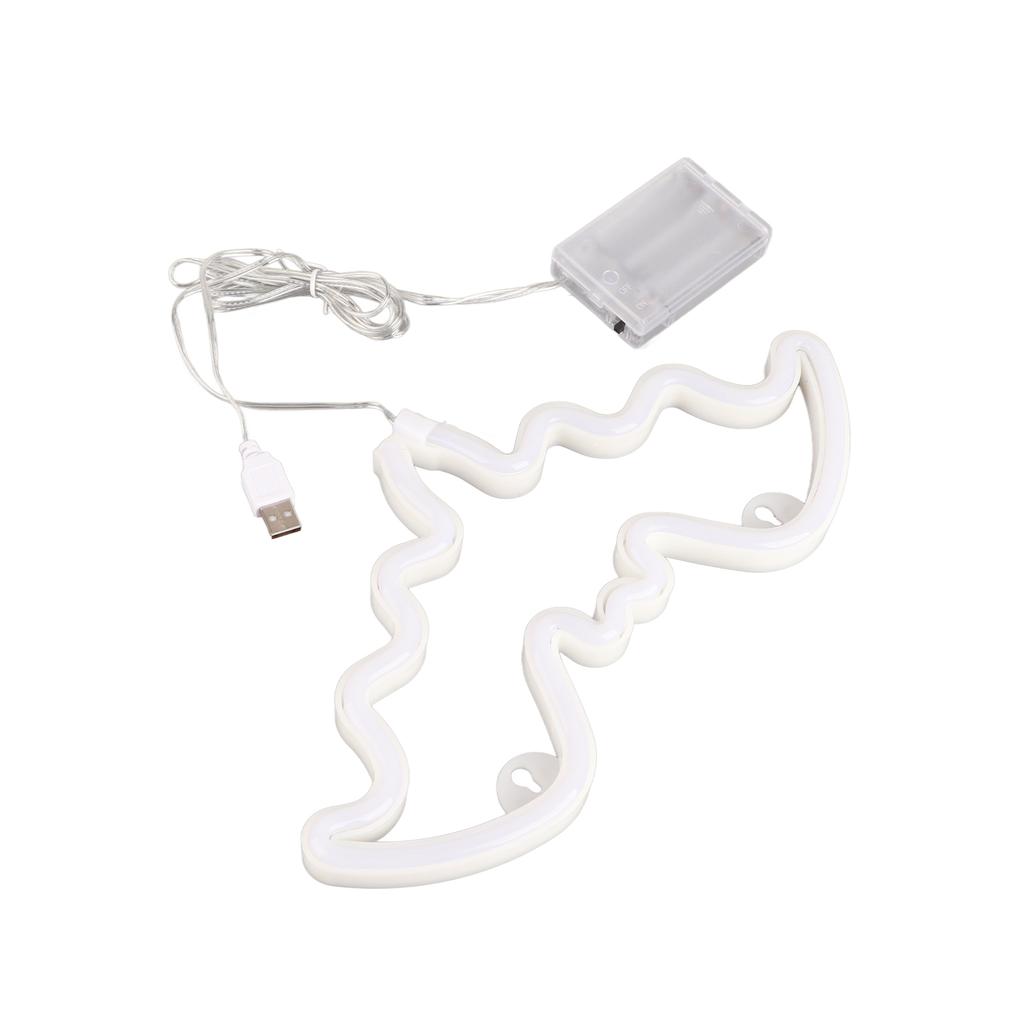 LED Neon Light Innovative Bat Shape Neon Sign Lamp for Holiday Christmas Party DecorationsPink