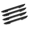 4/8pcs Car Door Protective Sticker Strip Carbon Fiber Look Anti-Collision Protector Car Door Edg Scratch-resistant Stickers