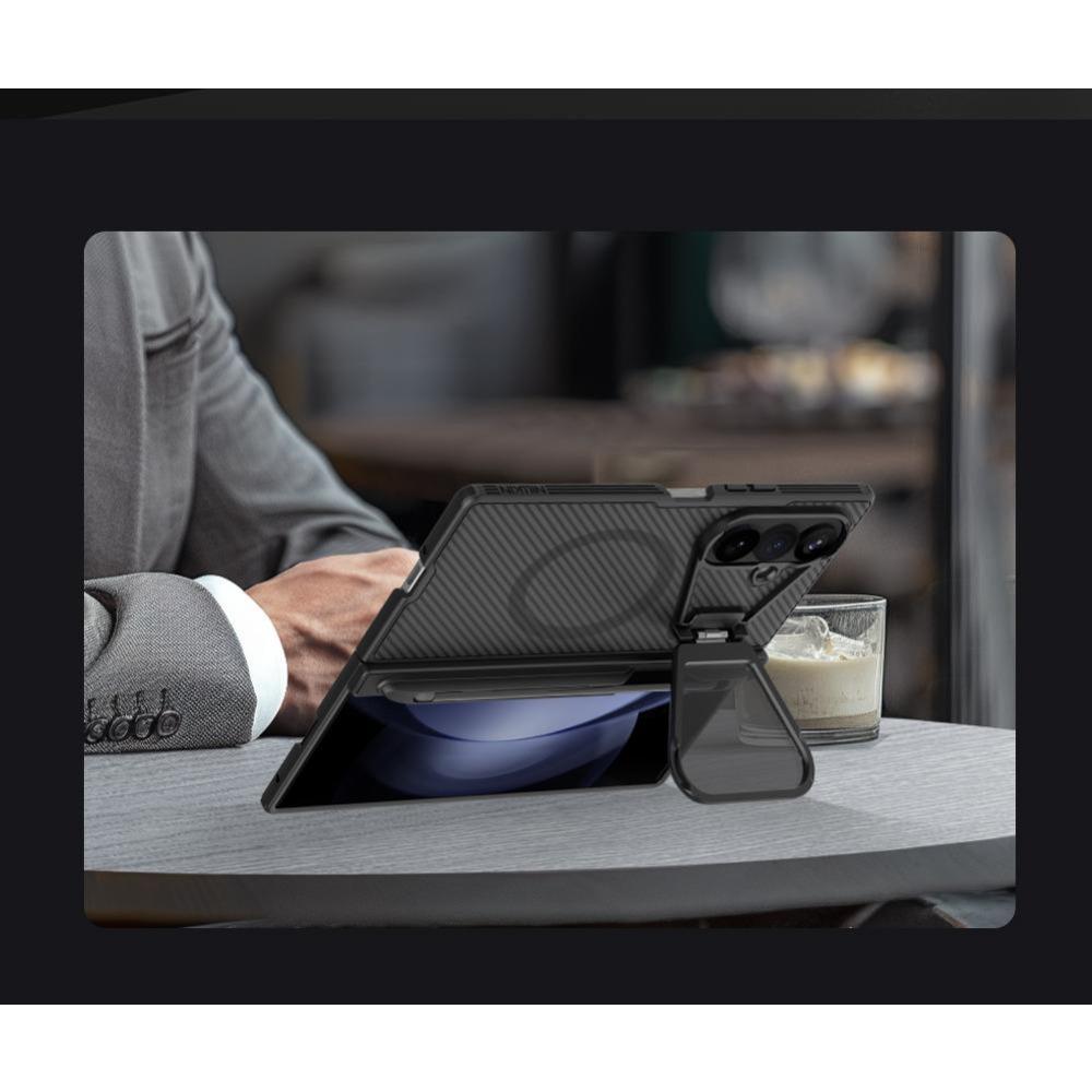 NILLKIN Magnetic Case For Samsung Galaxy Z Fold 8 Ultra Fold8 With Pen Rebound Hinge Protection