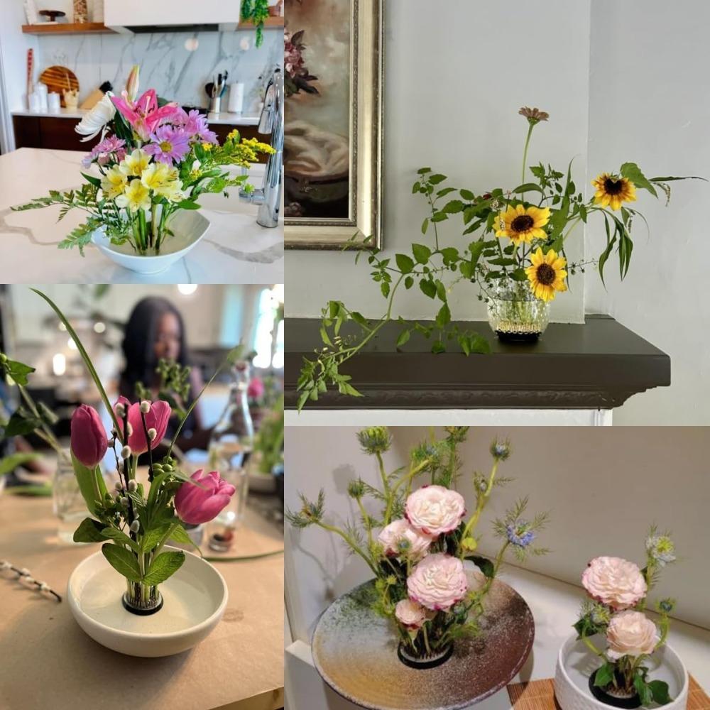 3pcs Stainless Floral Frogs Kenzan Round Metal Flower Frog Vase Arranger Pin Holder for Ikebana DIY Flower Craft Arrangements