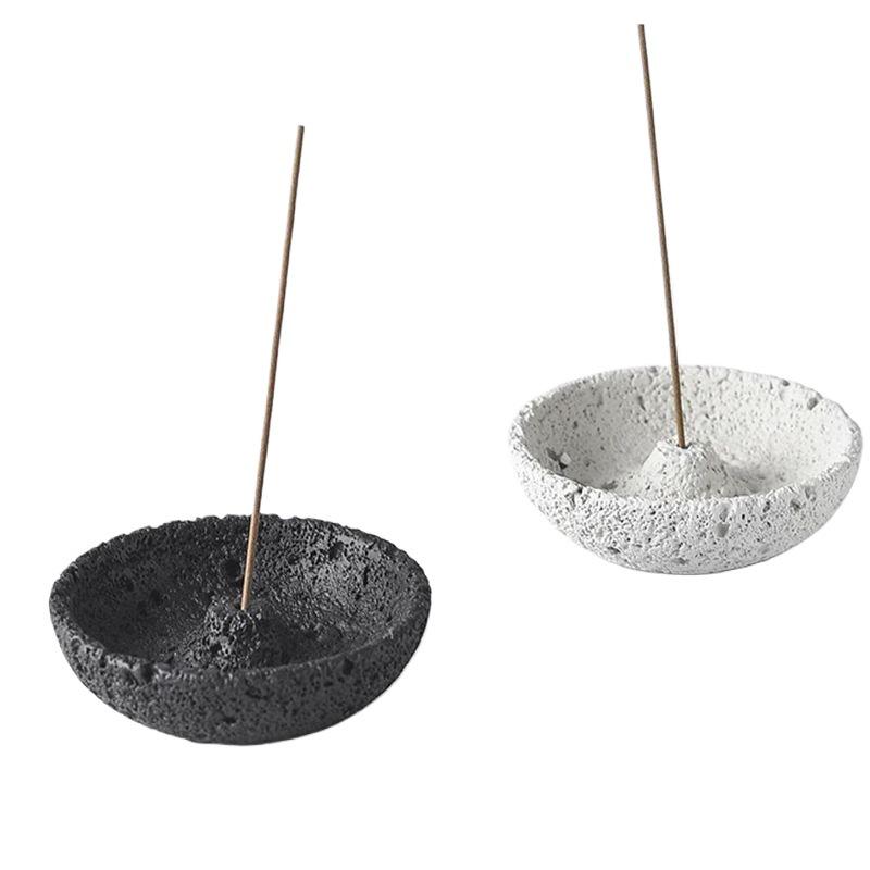 Wabi-sabi Style Small Incense Holder: Cute Aromatherapy Plate for Niche Incense